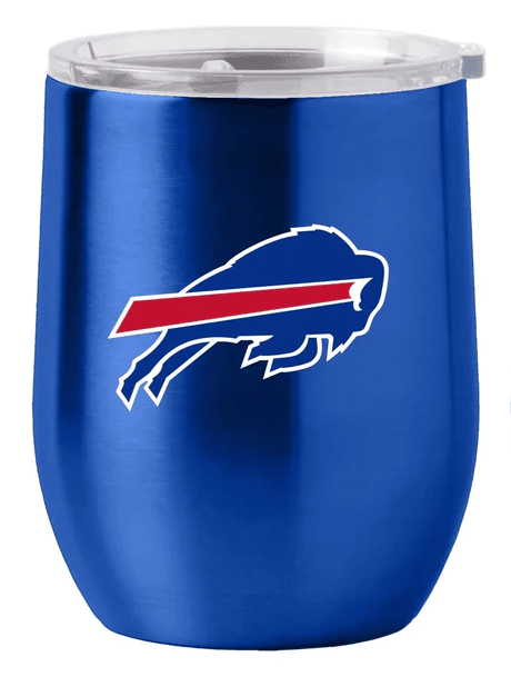 Buffalo Bills Travel Tumbler 16oz Stainless Steel Curved - ToylandEU