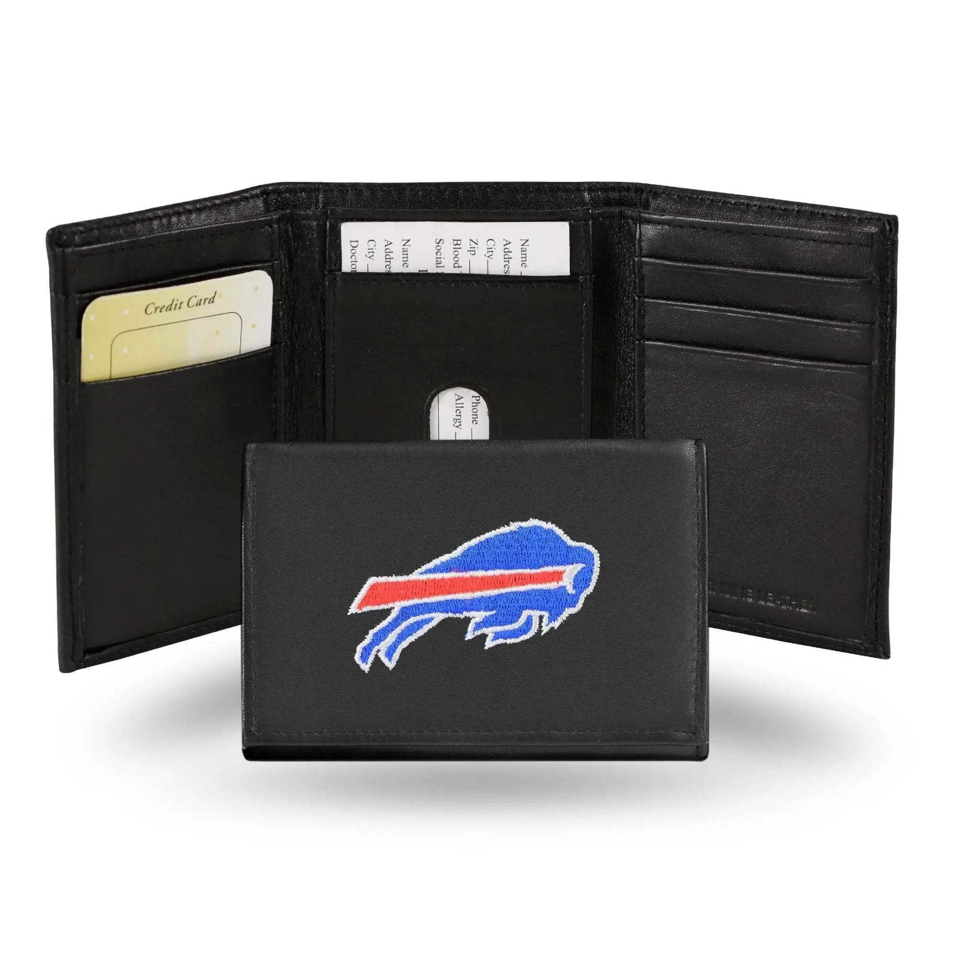  Buffalo Bills Trifold Leather Wallet Embroidered Logo -  ToylandEU™