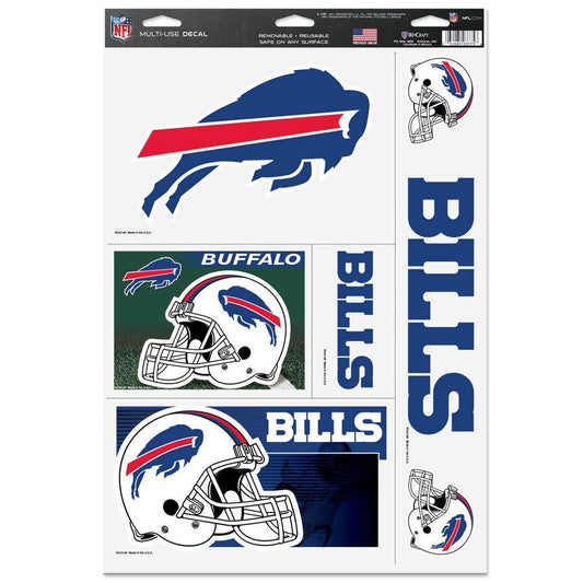 Buffalo Bills Vinyl Decal 11x17 Ultra Licensed WinCraft - ToylandEU