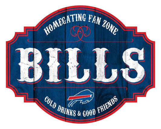 Buffalo Bills Wood Sign 12 Inch Homegating Tavern Decor - ToylandEU