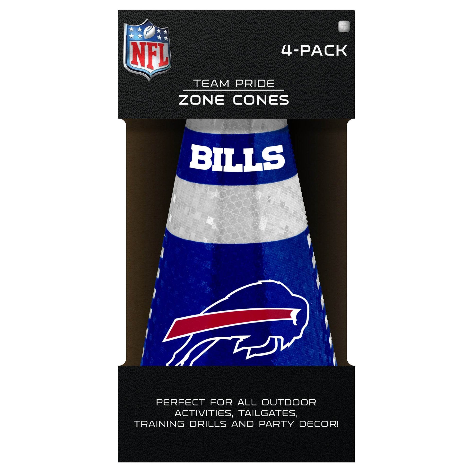 Buffalo Bills Zone Cones 4 Pack Officially Licensed - ToylandEU