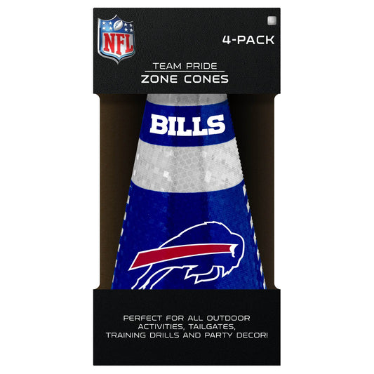 Buffalo Bills Zone Cones 4 Pack Officially Licensed - ToylandEU