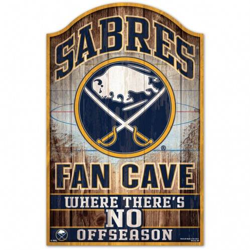 Buffalo Sabres 11x17 Wood Fan Cave Sign Special Order - ToylandEU