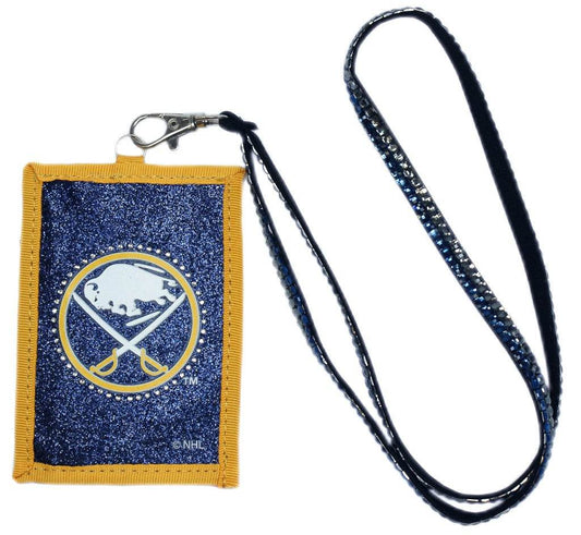 Buffalo Sabres Beaded Lanyard Wallet with ID Case Logo - ToylandEU