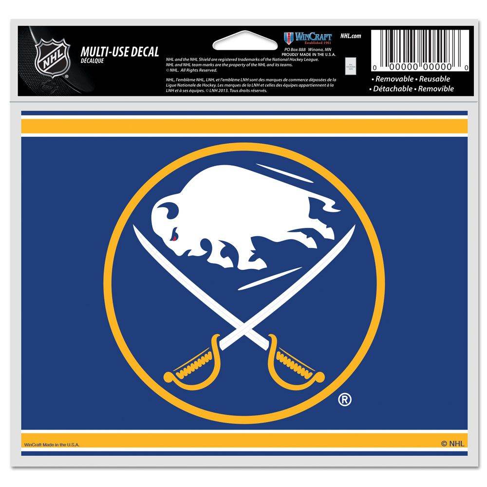 Buffalo Sabres Decal 5x6 Ultra Color Special Order Official - ToylandEU