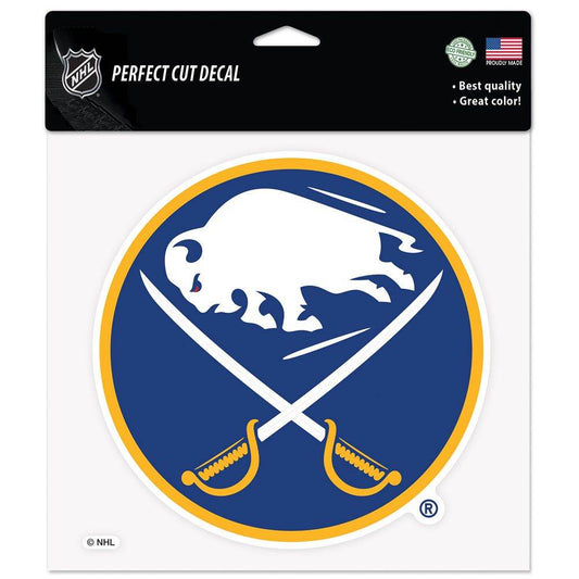 Buffalo Sabres Die Cut 8x8 Color Vinyl Decal Outdoor Rated - ToylandEU