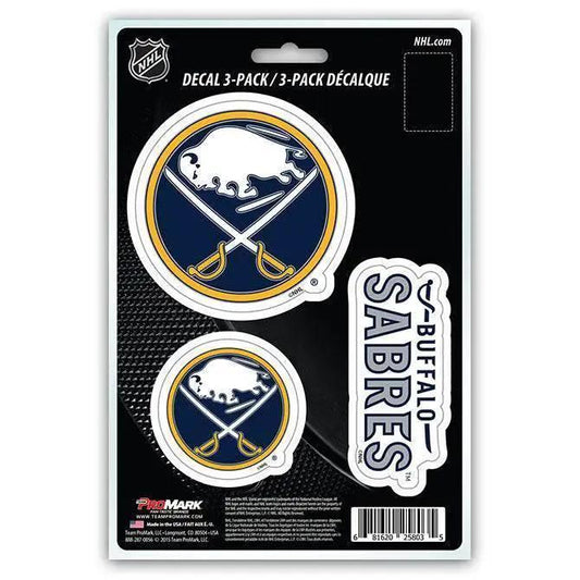  Buffalo Sabres Die Cut Decals 3 Pack Premium Clear Vinyl -  ToylandEU™