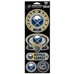 Buffalo Sabres Die Cut Prismatic Decal Sheet 4x11 Sticker - ToylandEU