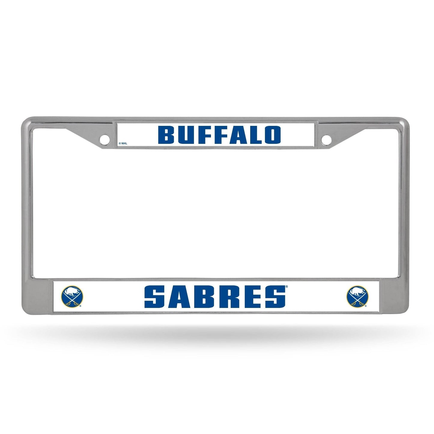 Buffalo Sabres License Plate Frame Chrome Rico Industries - ToylandEU