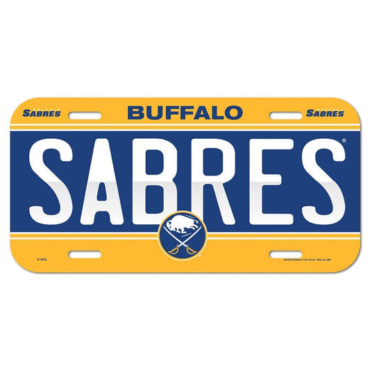 Buffalo Sabres License Plate Plastic - ToylandEU