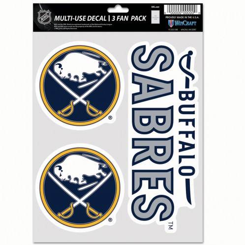 Buffalo Sabres Multi Use Decals Pack Fan Outdoor 3 Designs - ToylandEU