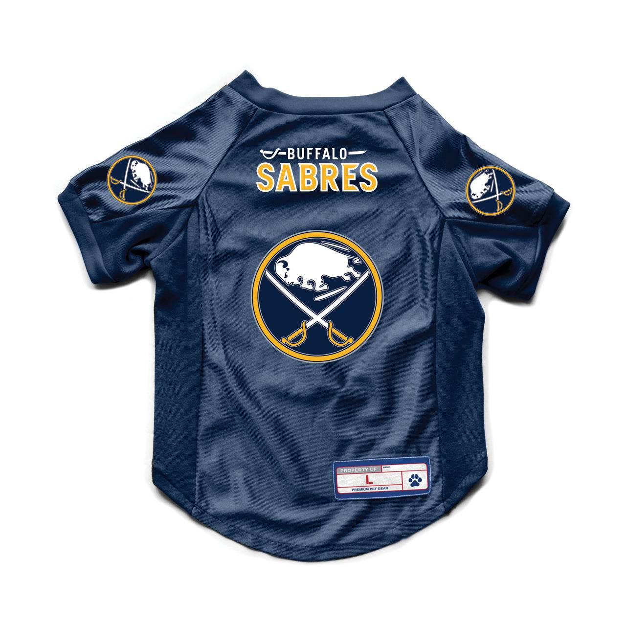 Buffalo Sabres Pet Jersey Stretch Size Big Dog Official - ToylandEU