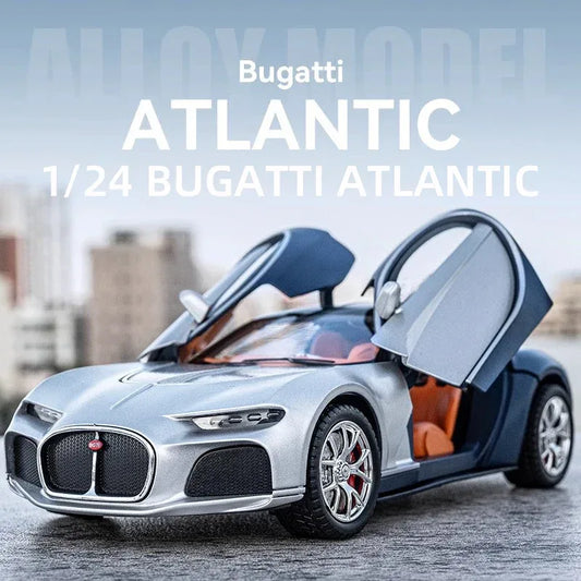 Bugatti Atlantic 1:24 Diecast Alloy Model Car Black - ToylandEU
