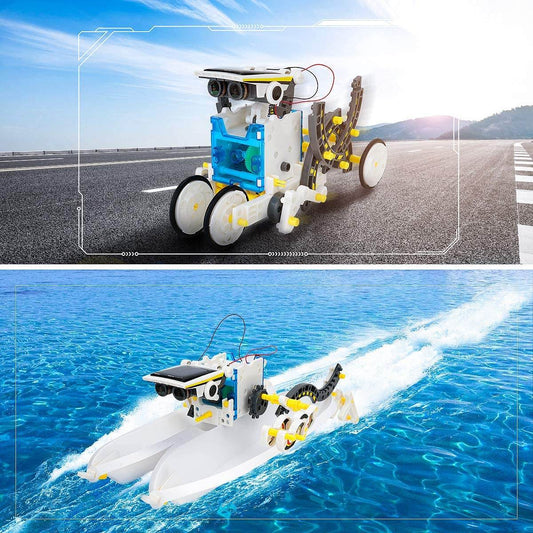 Build & Explore: 13-in-1 Solar Robot Kits for STEM Fun and Learning - ToylandEU