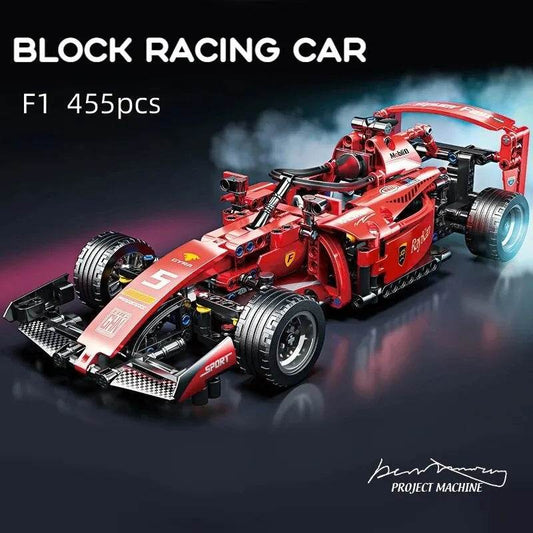Build & Race: 455pcs F1 Race Car Building Blocks Set - ToylandEU