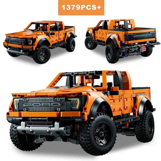 Build Your Own 1379-Piece Ford F-150 Raptor Sports Truck Model Set - ToylandEU