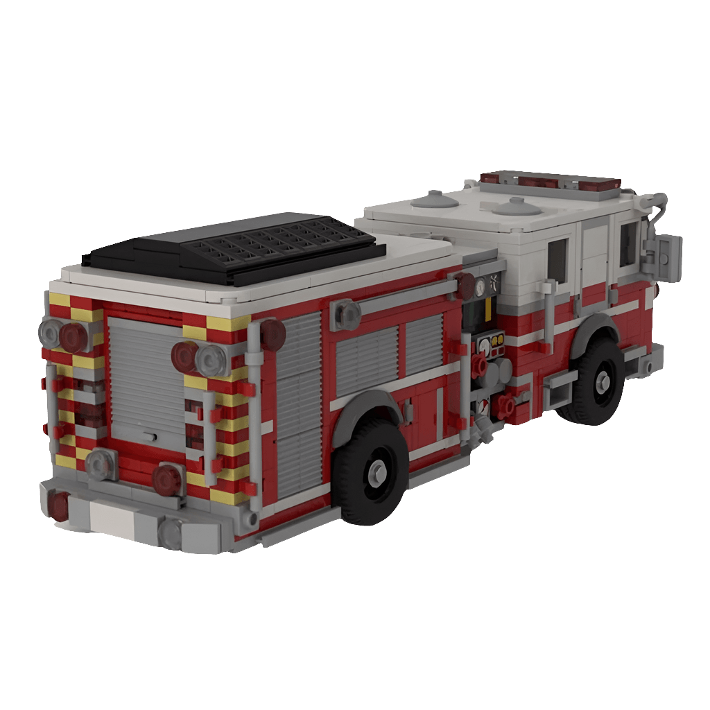Build Your Own American Fire Truck: Fun DIY Blocks Set for Kids 6+ - ToylandEU