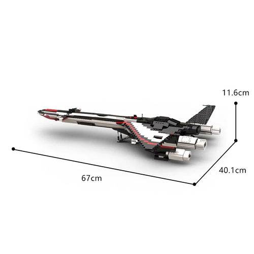 Build Your Own Tempest Spaceship MOC Mass Effect Andromeda Set Building Bricks MOC - ToylandEU