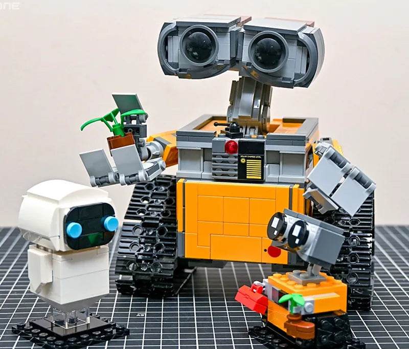 Build Your Own Wall-E Robot MOC Bricks Model Kit Set Building Bricks MOC - ToylandEU