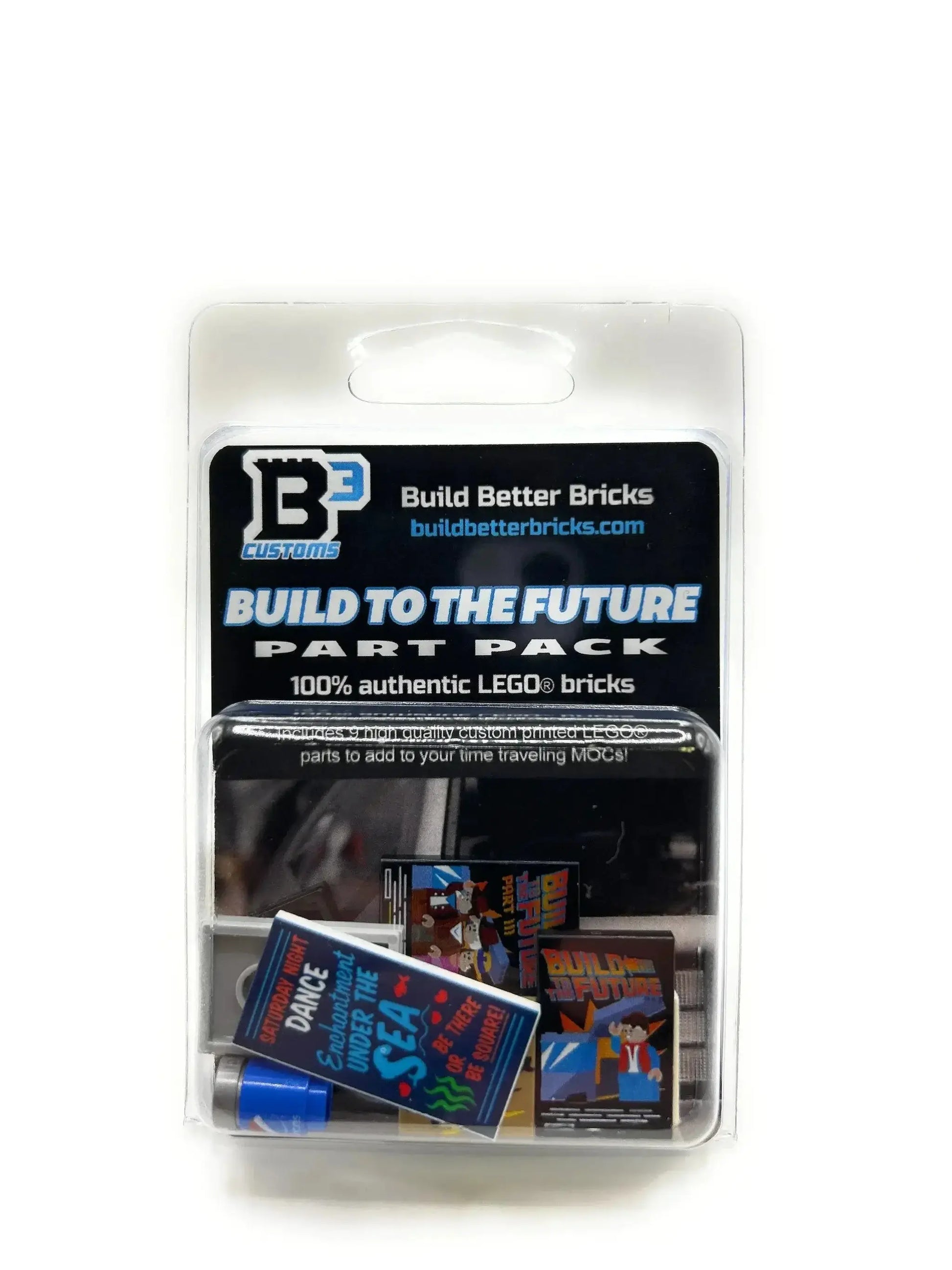 Back To The Future LEGO Custom Printed Parts Pack Set - ToylandEU