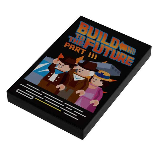  Build to the Future Part III Movie Cover (2x3 Tile) - B3 Customs -  ToylandEU™