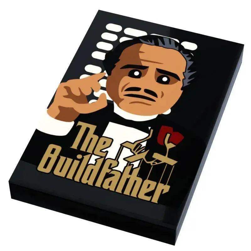 LEGO Movie Tile Godbuilder Custom Print 2x3 Brick Display - ToylandEU