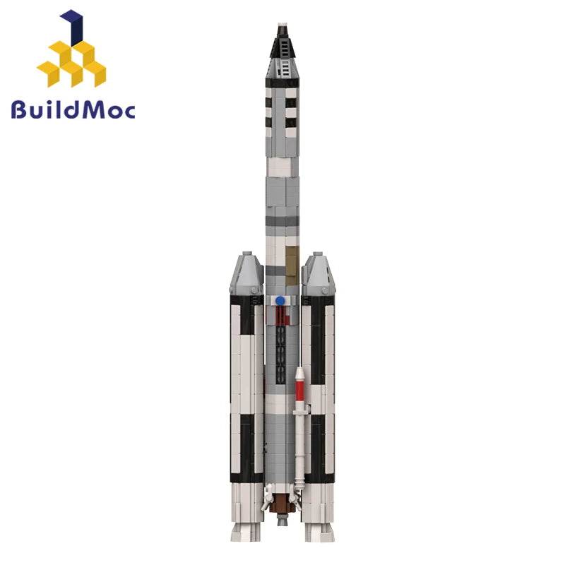 BuildMoc 1:110 Titan IIIC Rocket Building Blocks Set - ToylandEU