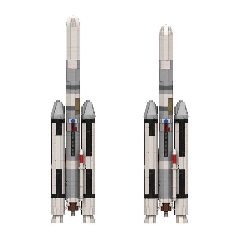 BuildMoc 1:110 Titan IIIC Rocket Building Blocks Set - ToylandEU