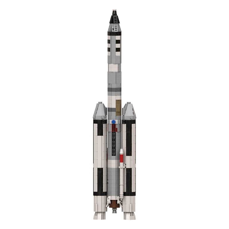 BuildMoc 1:110 Titan IIIC Rocket Building Blocks Set - ToylandEU