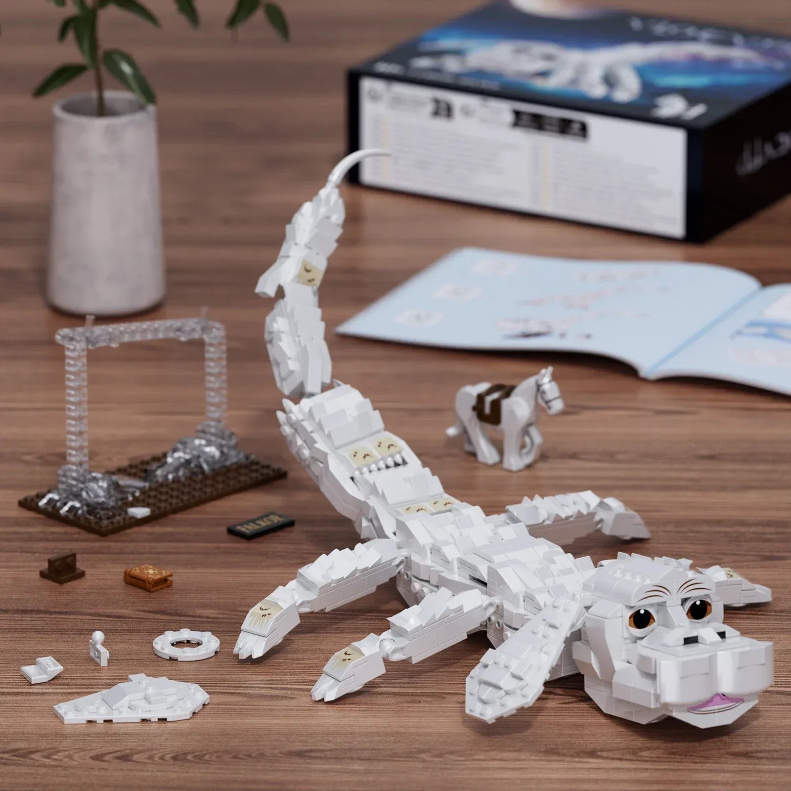 BuildMoc Falkor Luck Dragon Building Brick Set, ABS Plastic, LEGO Compatible - ToylandEU