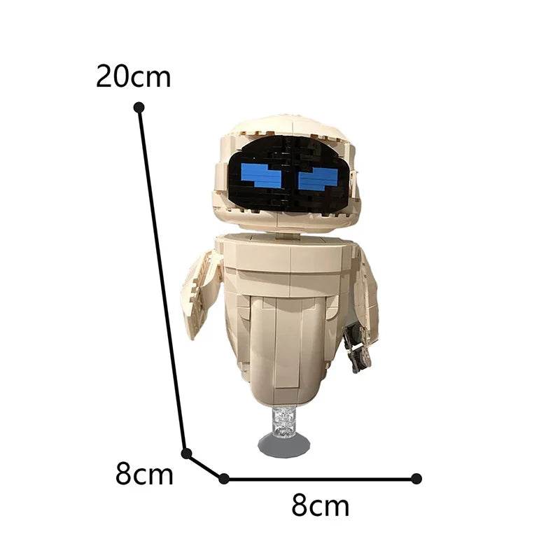 BuildMoc Movie EVE from WALL-E Building Block Kit Toys - ToylandEU