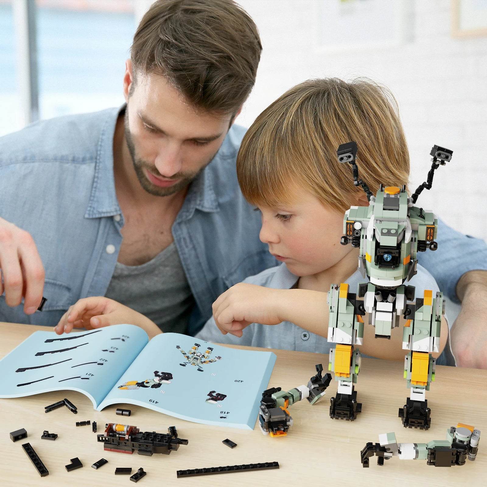 BuildMoc Titanfalls 2 Ion-class Titan Reaper Titan BT-7274 Set - ToylandEU