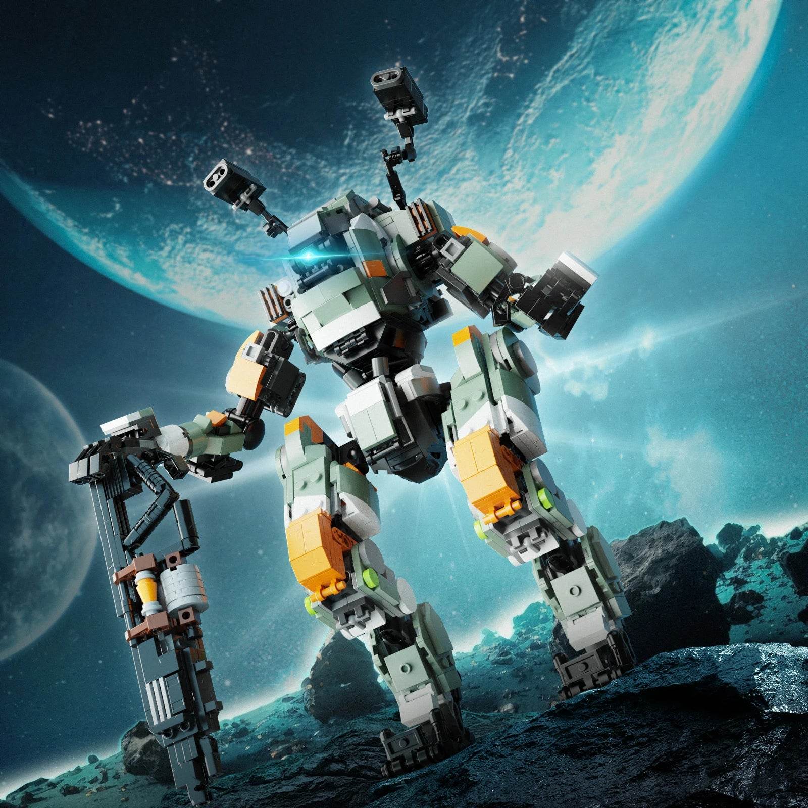 BuildMoc Titanfalls 2 Ion-class Titan Reaper Titan BT-7274 Set - ToylandEU