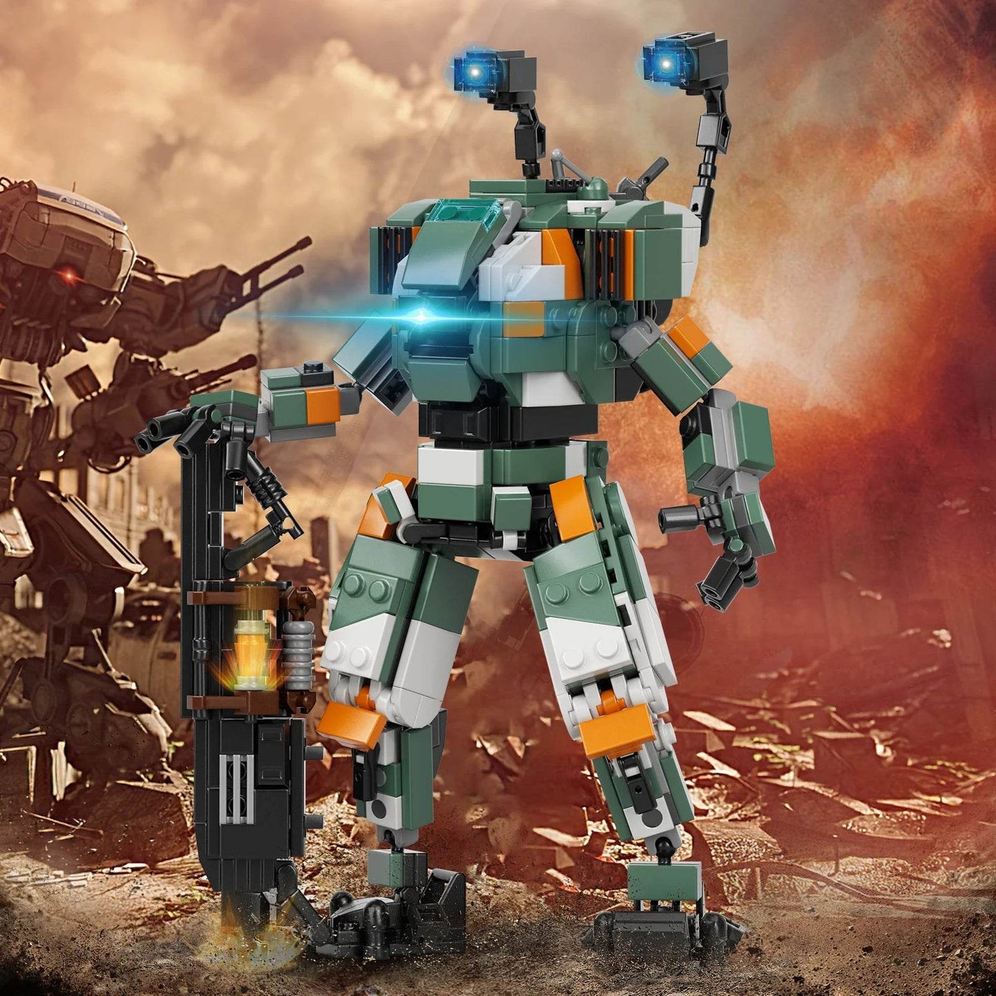 BuildMoc Titanfalls 2 Ion-class Titan Reaper Titan BT-7274 Set - ToylandEU