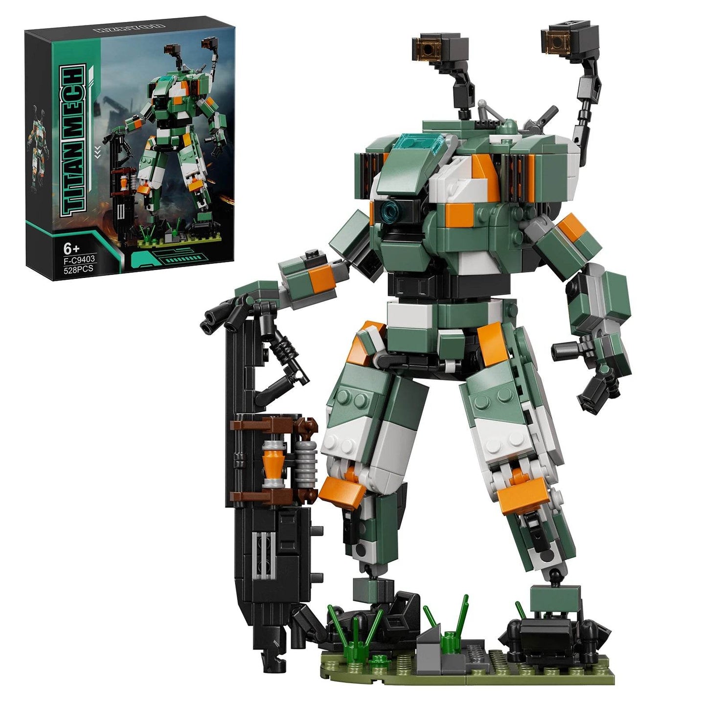 BuildMoc Titanfalls 2 Ion-class Titan Reaper Titan BT-7274 Set - ToylandEU