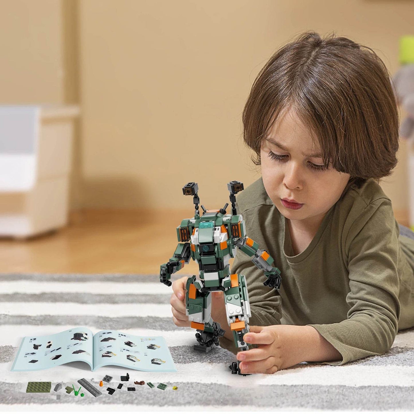 BuildMoc Titanfalls 2 Ion-class Titan Reaper Titan BT-7274 Set - ToylandEU