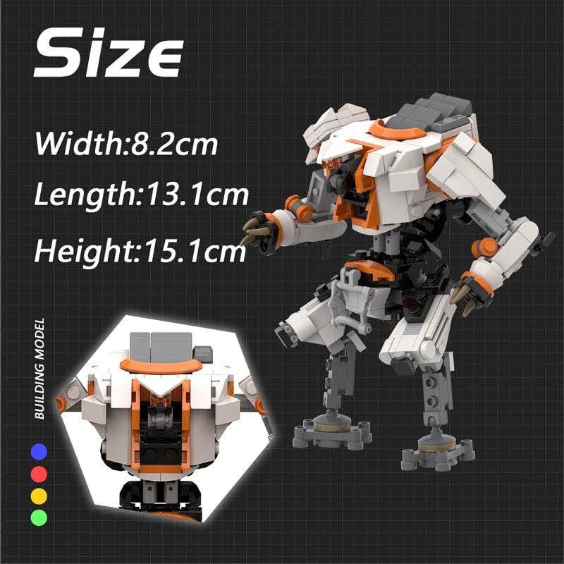 BuildMoc Titanfalls 2 Ion-class Titan Reaper Titan BT-7274 Set - ToylandEU