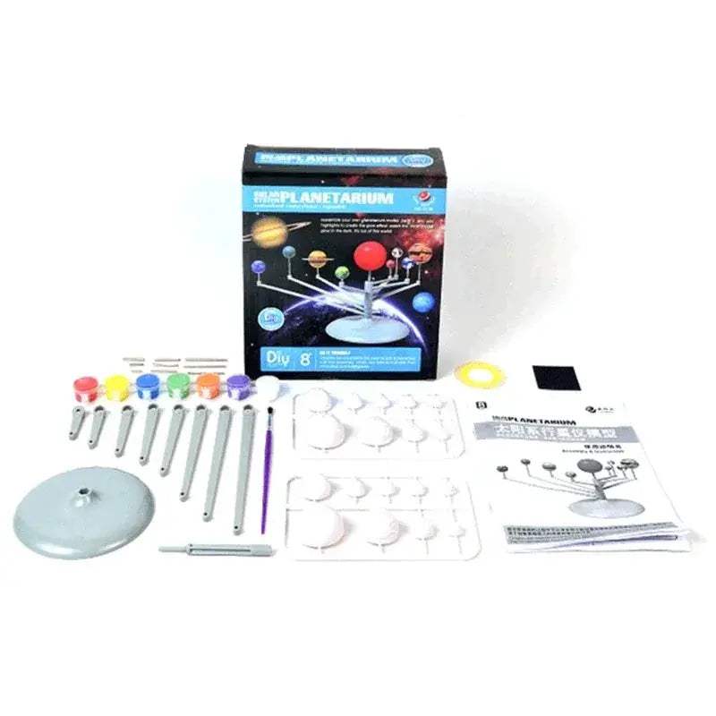 Buildable Solar System Model For Kids Self Painting Educational Toy - ToylandEU