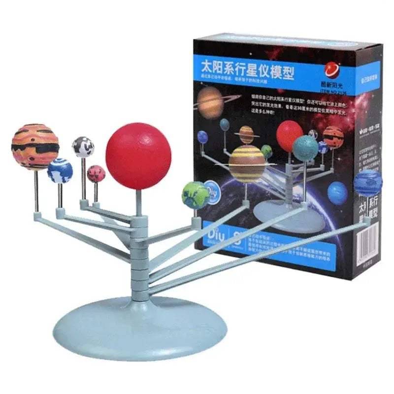 Buildable Solar System Model For Kids Self Painting Educational Toy - ToylandEU