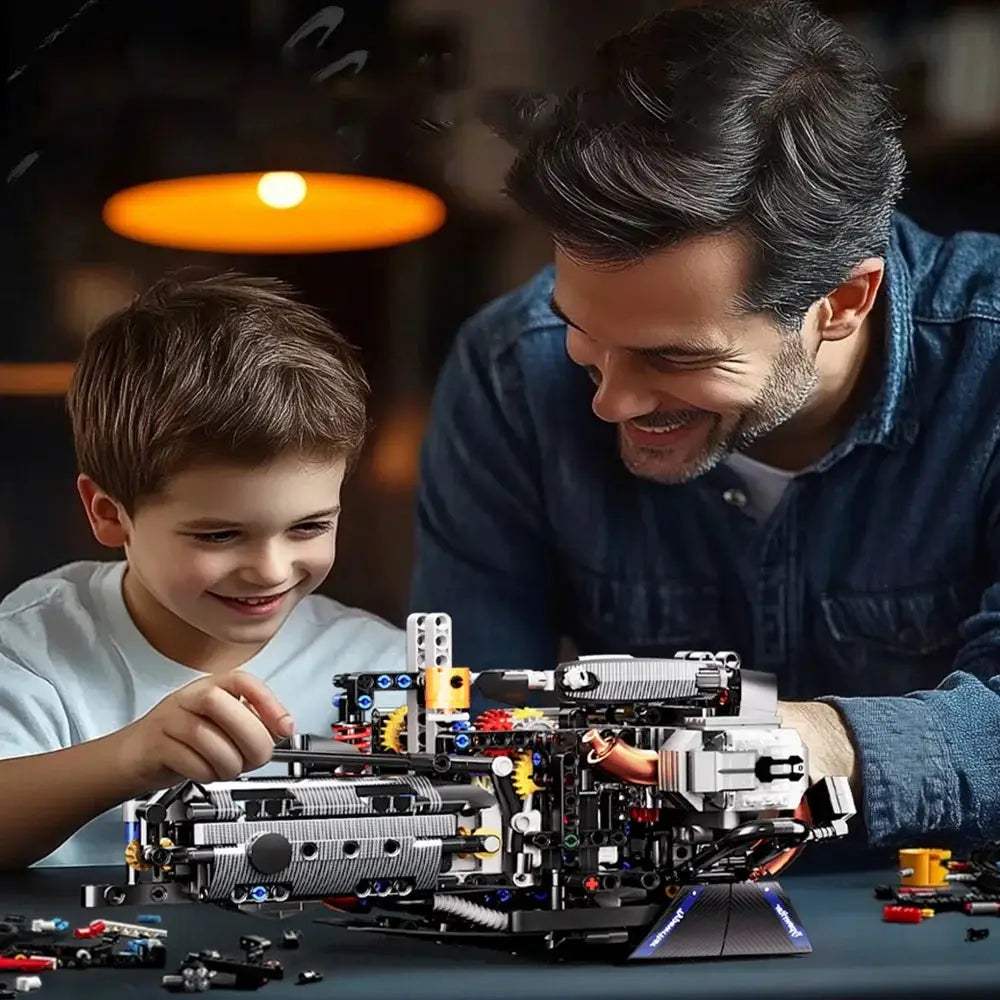  Building Block Car Set for Boys Mechanical Racing Kit -  ToylandEU™