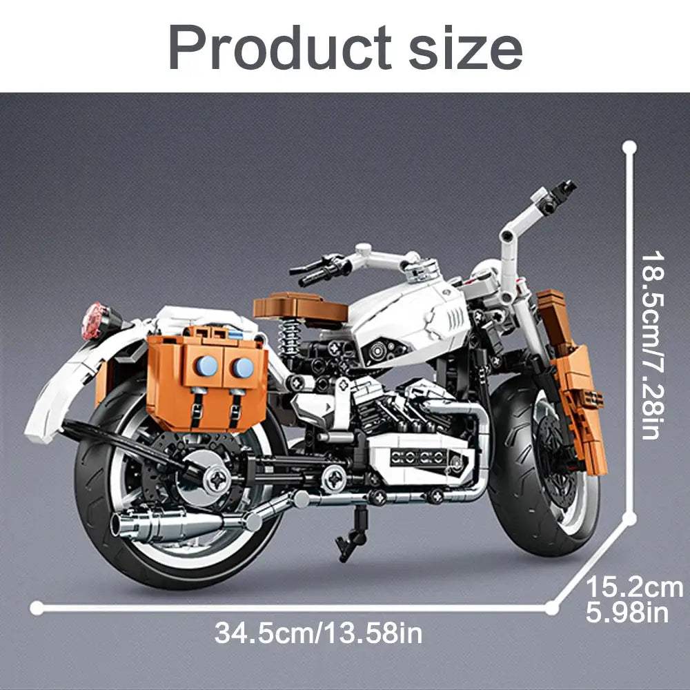  Building Block Motorcycle Model Lego Compatible Gift -  ToylandEU™