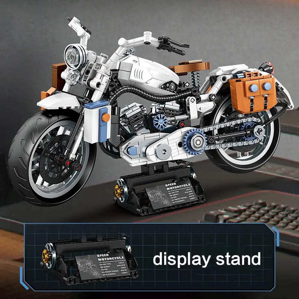  Building Block Motorcycle Model Lego Compatible Gift -  ToylandEU™