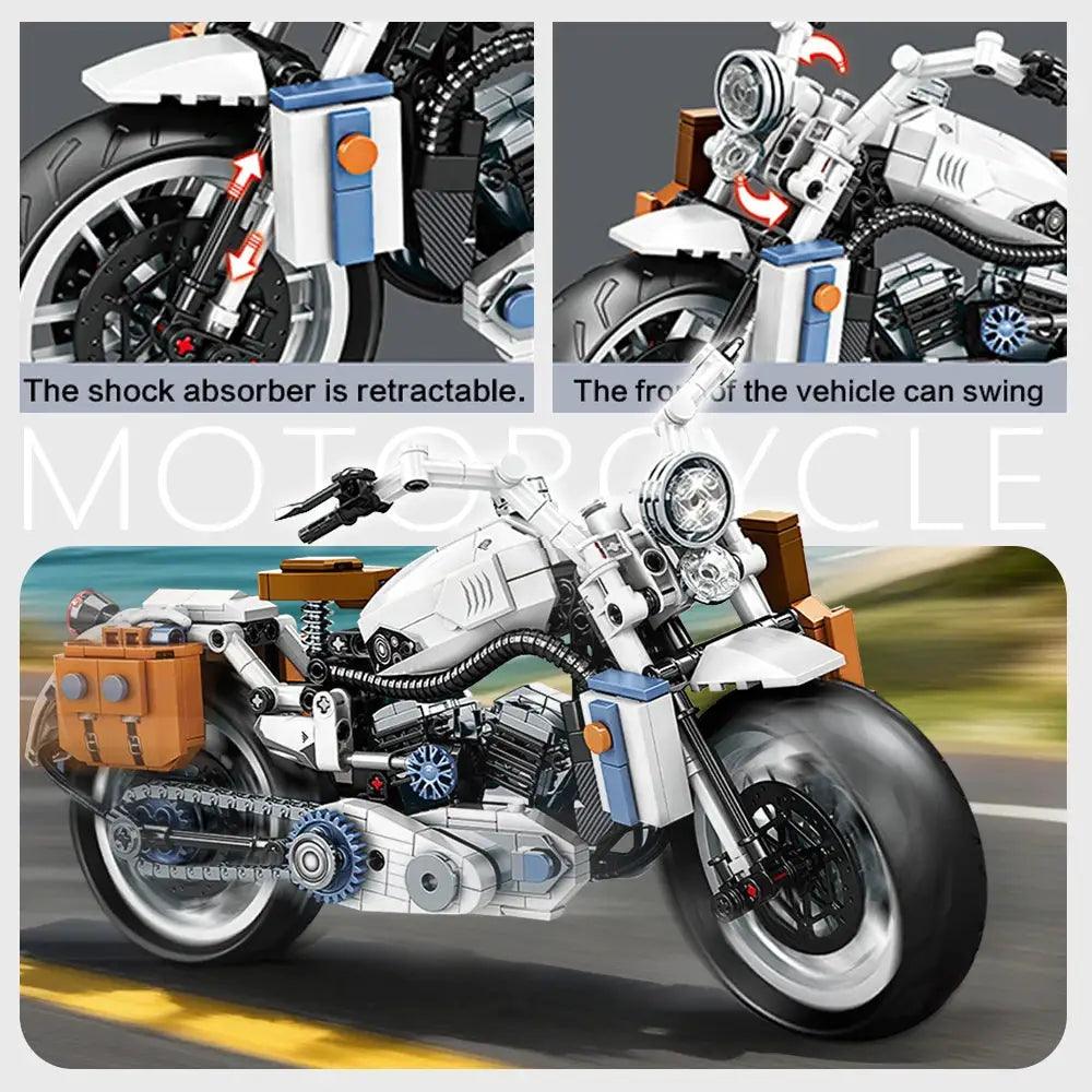  Building Block Motorcycle Model Lego Compatible Gift -  ToylandEU™