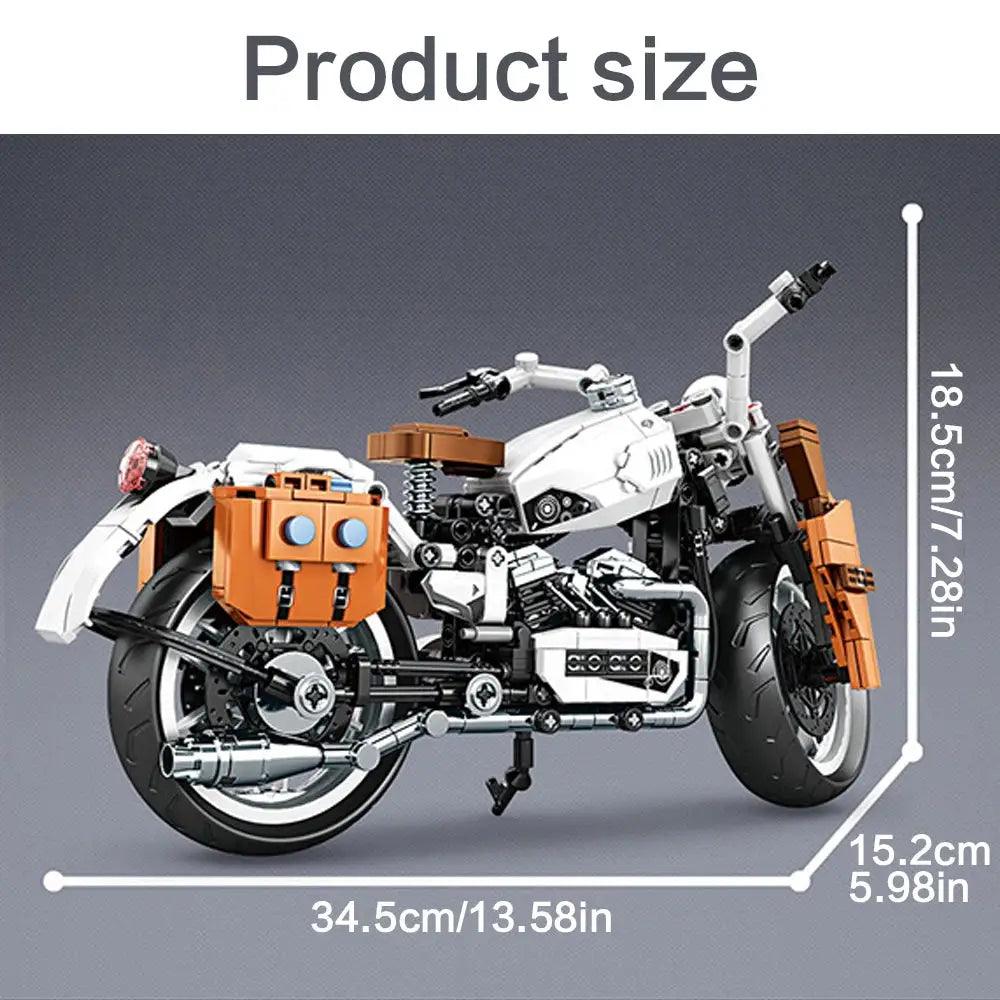  Building Block Motorcycle Model Lego Compatible Gift -  ToylandEU™