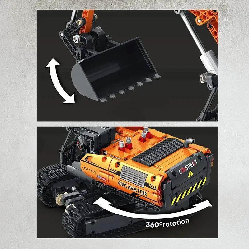  MOC 1106PCS Remote Control Excavator MOC Model Building Blocks -  ToylandEU™