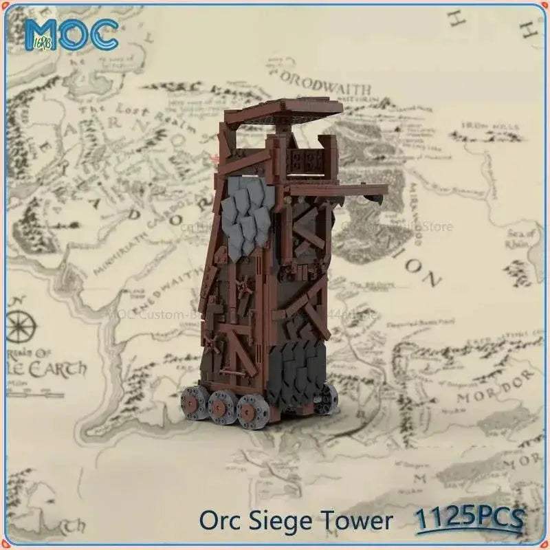  MOC Orc Siege Tower Model MOC Building Blocks DIY Assemble 1125PCS Building Bricks MOC -  ToylandEU™