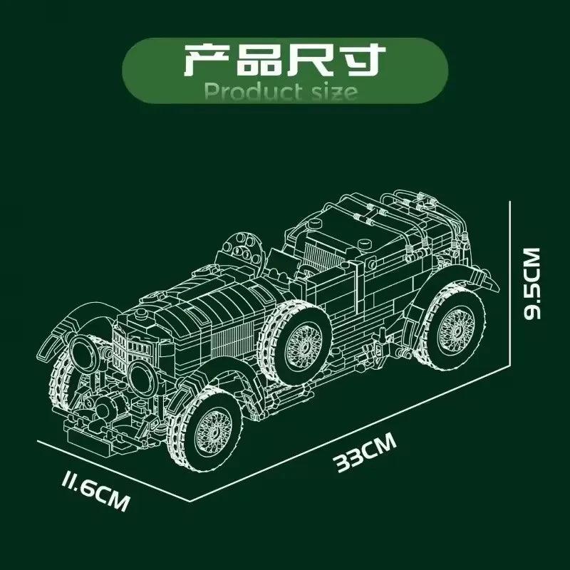 Building Block Set | 1147Pcs Vintage Car | Toylandeu™