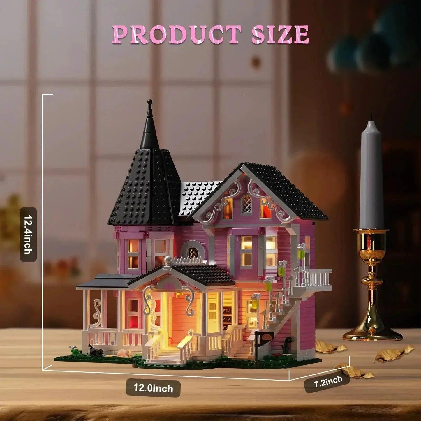  Coraline Pink Palace Building Blocks Set 1349 Pieces -  ToylandEU™