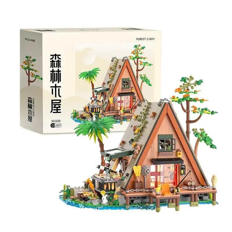  MOC 1486PCS Forest House Building Blocks with LED Light Set -  ToylandEU™