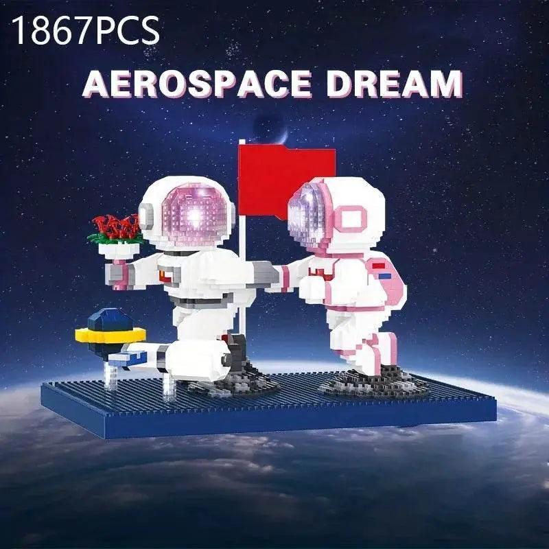  1867PCS Astronaut Building Block Spaceman Model Assembly Toys -  ToylandEU™